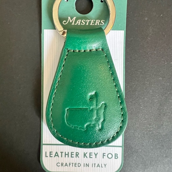 Augusta National Masters Green Leather Key Fob-NWT - Picture 1 of 1